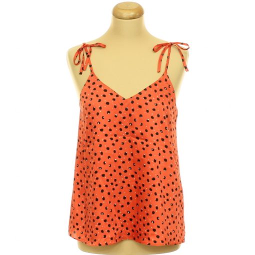 River Island mintás szatén felső