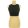 Shein fekete bordázott top