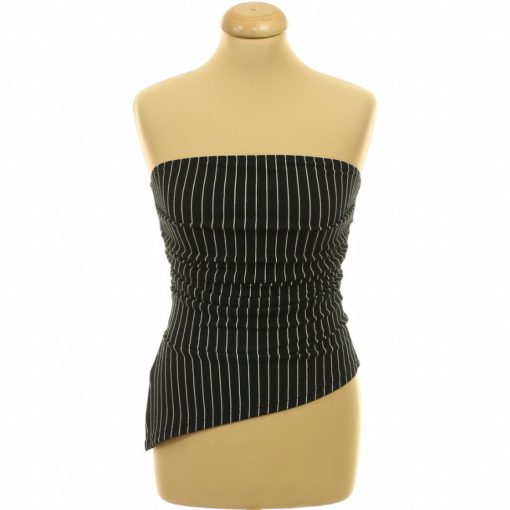Shein csíkos aszimmetrikus top