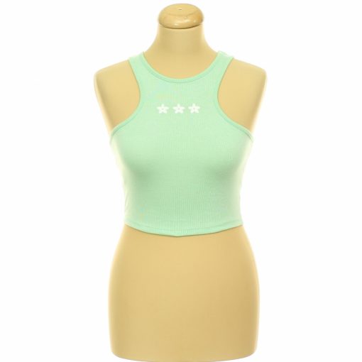 Primark hímzett zöld top
