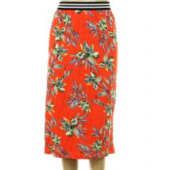 Lascana virágmintás piros szoknya