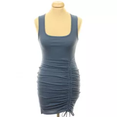 Missguided ráncolt kék ruha