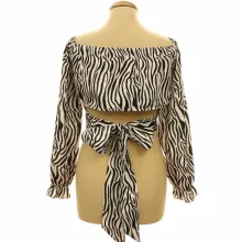 Shein mintás top