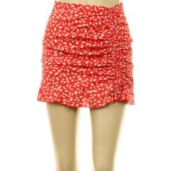 Ráncolt virágmintás szoknya