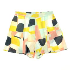 Színes mintás short