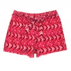 Papaya mintás pink rövidnadrág