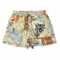 Shein mintás szatén rövidnadrág