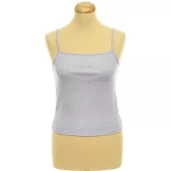 Csillámos lila top