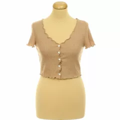 Shein barna kötött top