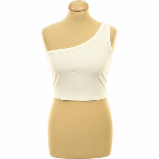 Shein félvállas fehér top