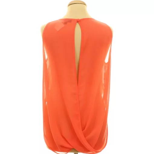 Topshop korallpiros felső