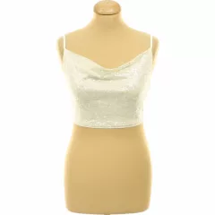 AsYou flitteres krémszínű top