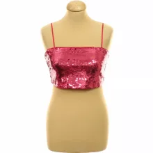 H&M flitteres pink top