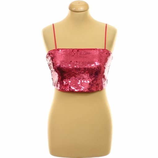 H&M flitteres pink top