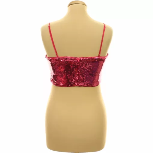 H&M flitteres pink top