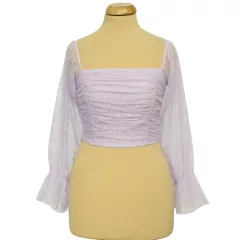 Shein lila necc top