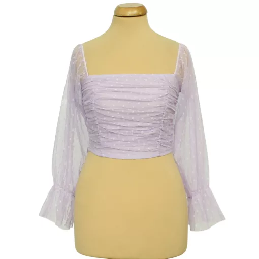 Shein lila necc top