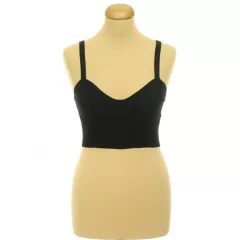 Stradivarius fekete kötött top