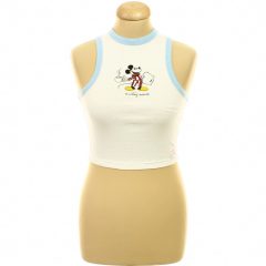 Mickey egeres fehér top