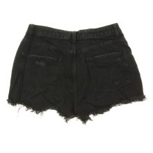 Primark szaggatott fekete farmer short