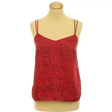 River Island mintás piros felső