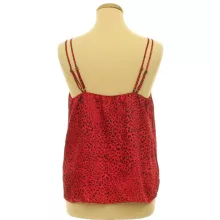 River Island mintás piros felső