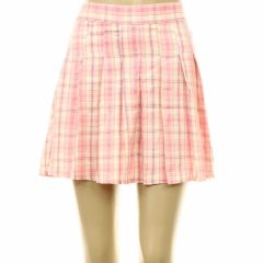 Shein kockás rózsaszín szoknya