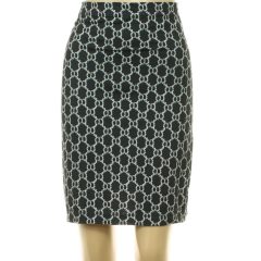 Shein mintás fekete szoknya