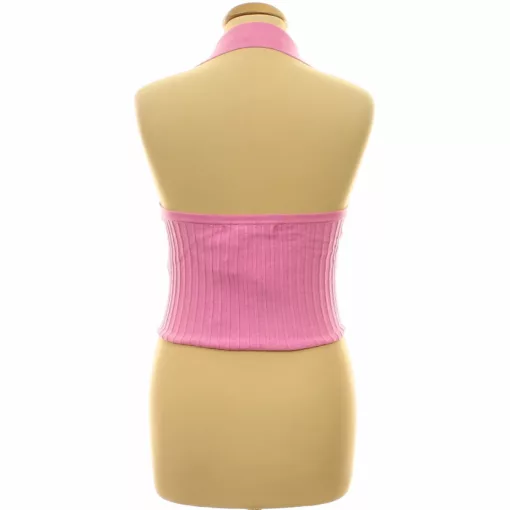 Bershka rózsaszín kötött top