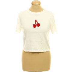 Primark mintás fehér top