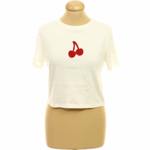 Primark mintás fehér top