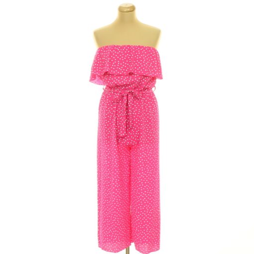 Quiz pöttyös pink overál