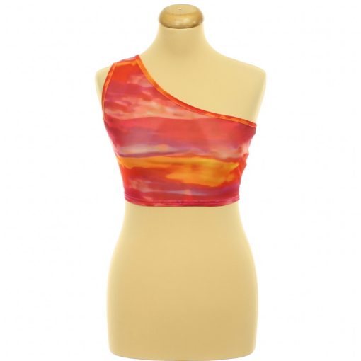 Boohoo félvállas necc top