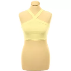 Shein sárga top