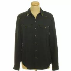 H&M szegecses fekete ing