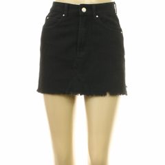 Boohoo fekete farmer miniszoknya
