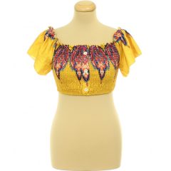 Shein gumírozott top
