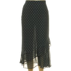 Pöttyös fekete szoknya