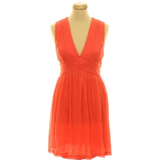 Topshop korallpiros ruha