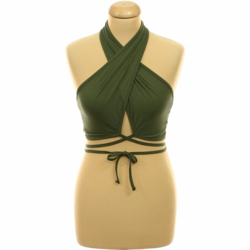 Khakizöld top