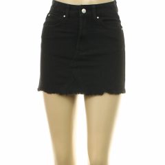 Boohoo fekete farmer miniszoknya