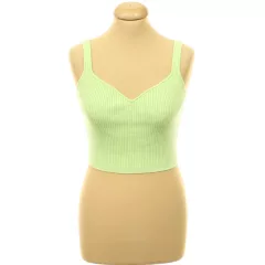H&M zöld bordázott top