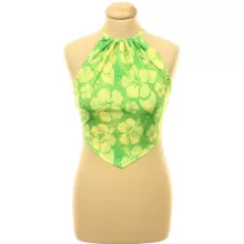 Primark virágmintás zöld top