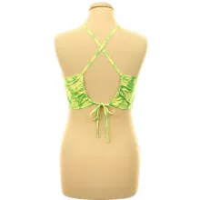 Primark virágmintás zöld top