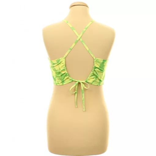 Primark virágmintás zöld top