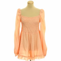 Pretty Little Thing barack színű overál