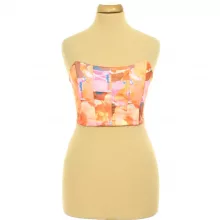 Shein merevítős top