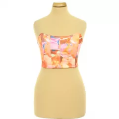 Shein merevítős top