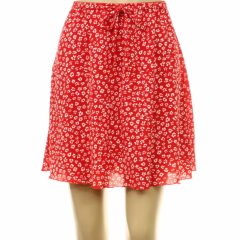 Blue Motion virágmintás piros szoknya