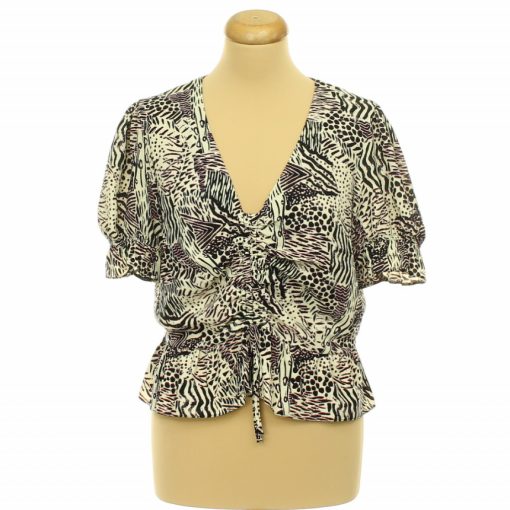Topshop mintás blúz